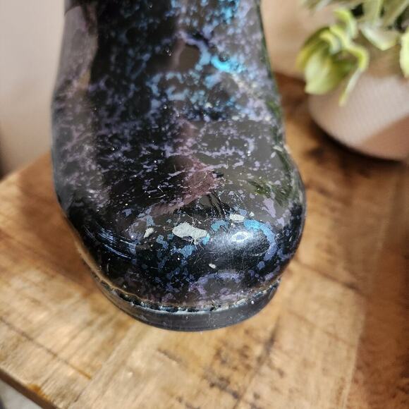 Dansko Black and Green Slip On Clogs Comfort Shoes Size 39 - Picture 7 of 15